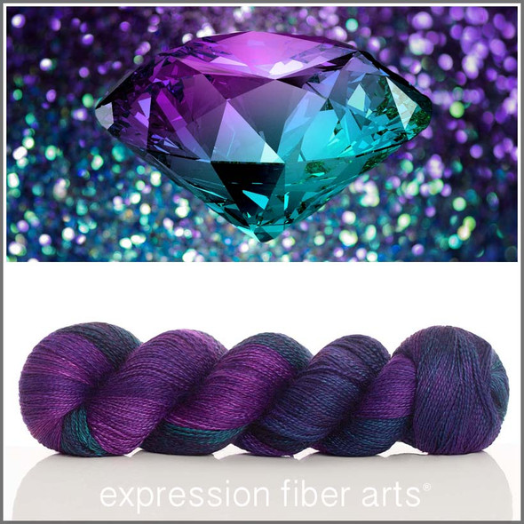Pre-Order June Alexandrite 'ALPACA SILK' LACE